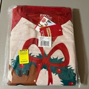 Rudolph, the rednosed reindeer, two piece pajama men’s set M